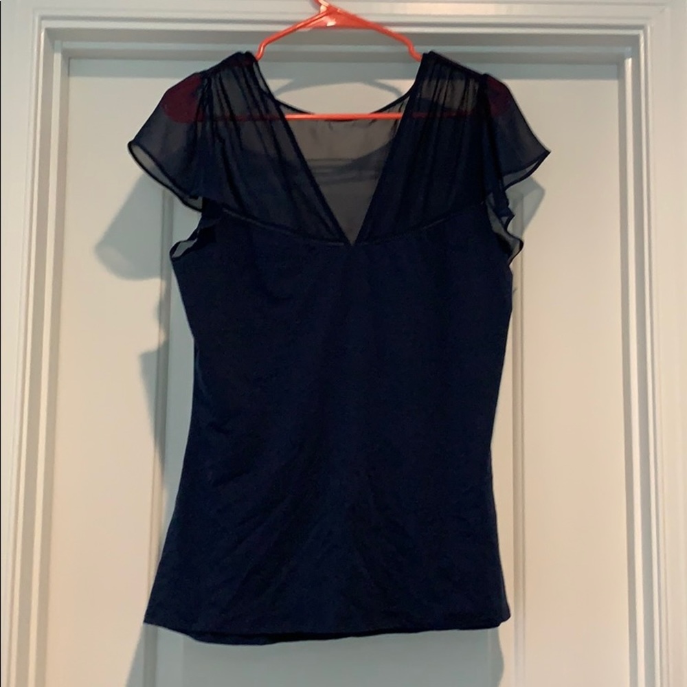 Express navy top